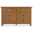 Burford Wide Chest - 3+4 Drawer - Oak