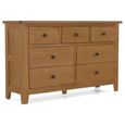 Burford Wide Chest - 3+4 Drawer - Oak