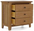 Burford Small Chest - 3 Drawer - Oak