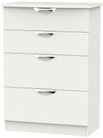 Camden Grey 4 Drawer Deep Chest
