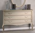 Verdi Chest - 3 Drawer - Ivory - French Style