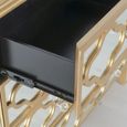 Casablanca Mirrored Gold Trim 3+2 Drawers Chest
