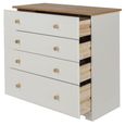 Colorado White 4 Drawer Chest