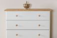 Colorado White 5 Drawer Chest