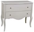 Chateau French Distressed Linen and Off-White 2 Drawer Chest