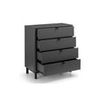 Chloe Chest of Drawers - 4 Drawer - Grey