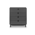 Chloe Chest of Drawers - 4 Drawer - Grey
