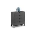 Chloe Chest of Drawers - 4 Drawer - Grey