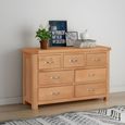 Clarion Chest - 3+4 Drawer - Wide - Oak
