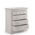 Clermont Chest of Drawers - 3+2 Drawer - Soft Grey