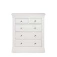 Clermont Chest of Drawers - 3+2 Drawer - White
