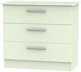 Contrast Cream 3 Drawer Small Chest