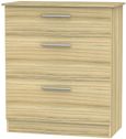 Contrast Modern Oak 3 Drawer Deep Chest