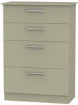 Contrast Mushroom 4 Drawer Deep Chest