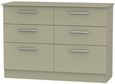 Contrast Mushroom 6 Drawer Midi Chest