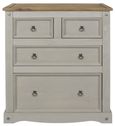 Corona Grey Mexican Pine 2+2 Drawer Chest
