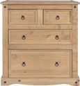 Corona Pine Mexican 2+2 Drawer Chest 