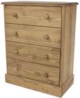 Cotswold Pine 4 Drawer Chest
