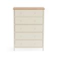 Coxmoor Chest of Drawers - 5 Drawer - Ivory
