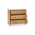 Coxmoor Chest of Drawers - 3 Drawer - Oak