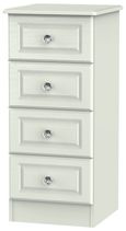 Crystal Cashmere 4 Drawer Narrow Chest