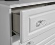 Crystal White 3 Drawer Small Chest