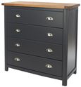 Dunkeld Blue 4 Drawer Chest