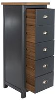 Dunkeld Blue 5 Drawer Tall Chest