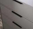 Diego Grey 3 Drawer Small Chest