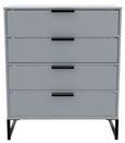 Diego Grey 4 Drawer Chest