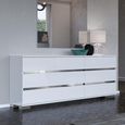 Dream Wide Dresser - 6 Drawer - White