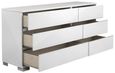 Dream Wide Dresser - 6 Drawer - White