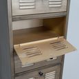 Tallboy Chest - Multi Drawer - Gold - Metal