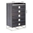 Elliot Chest - 5 Drawer - Tall - Marble and Wooden - Variation Available