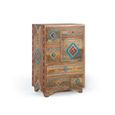Ergani Chest - Mango Wood - Painted - Multi Drawer