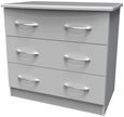 Eve Grey 3 Drawer Small Chest