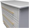 Faye Grey 3 Drawer Small Chest