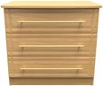 Faye Oak Effect 3 Drawer Small Chest
