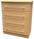 Faye Oak Effect 4 Drawer Chest