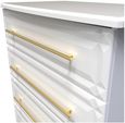 Faye White 4 Drawer Chest