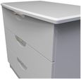 Flora Grey 3 Drawer Small Chest