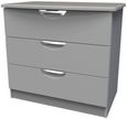 Flora Grey Ash 3 Drawer Small Chest