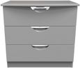 Flora Grey Ash 3 Drawer Small Chest