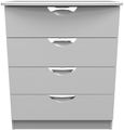 Flora Grey Ash 4 Drawer Chest