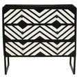 Fusion Chest - 3 Drawer - Black Bone Inlay