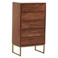 Gaya Chest - 5 Drawer - Mango Wood