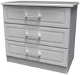 Gina Grey 3 Drawer Small Chest