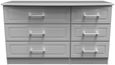 Gina Grey 6 Drawer Midi Dresser