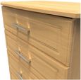 Gina Oak Effect 4 Drawer Chest