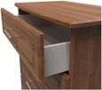 Gina Walnut Effect 4 Drawer Chest